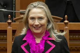 Hillary in pink