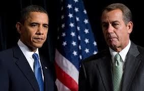 Obama and Boehner two