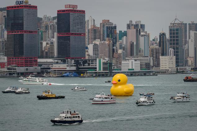 Rubber duck in Hong Kong two
