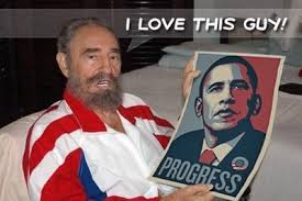 Castro with Obama