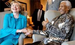 Hillary and Mandela