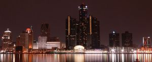 Detroit international river front