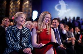 Hillary and Chelsea
