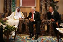 Saudi King and Cheny