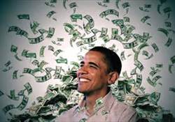 Obama in cash