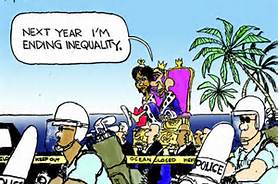 Obama cartoon on inequality