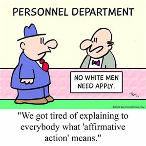 Affirmative action cartoon