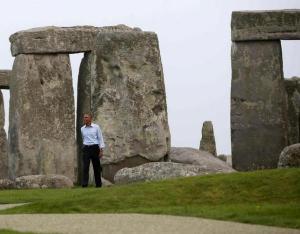 Obama among the stones