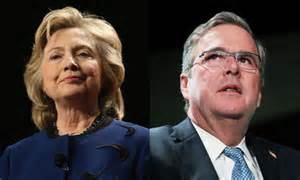 Bush vs Hillary three