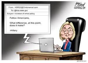 Hillary cartoon