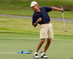 Obama putt