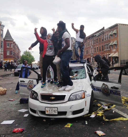 Baltimore protestors