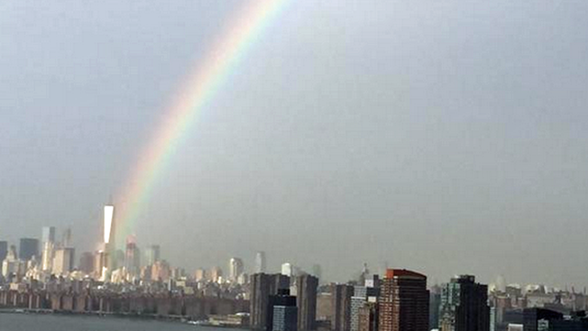 rainbow in New York