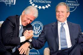 Bush and Clinton