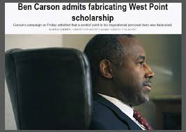 Ben Carson admits