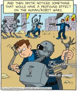 'And then Dmitri noticed something that would have a profound effect on the human/robot wars.'