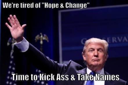 Trump kick ass