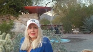 Frank Lloyd Wright's Fountain...and me. 