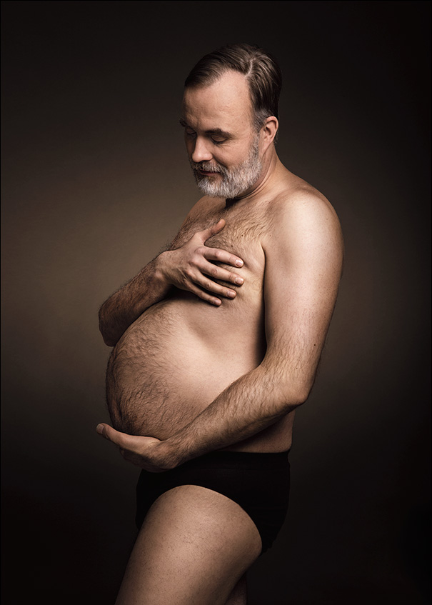 Beer belly, or Demi Moore? 